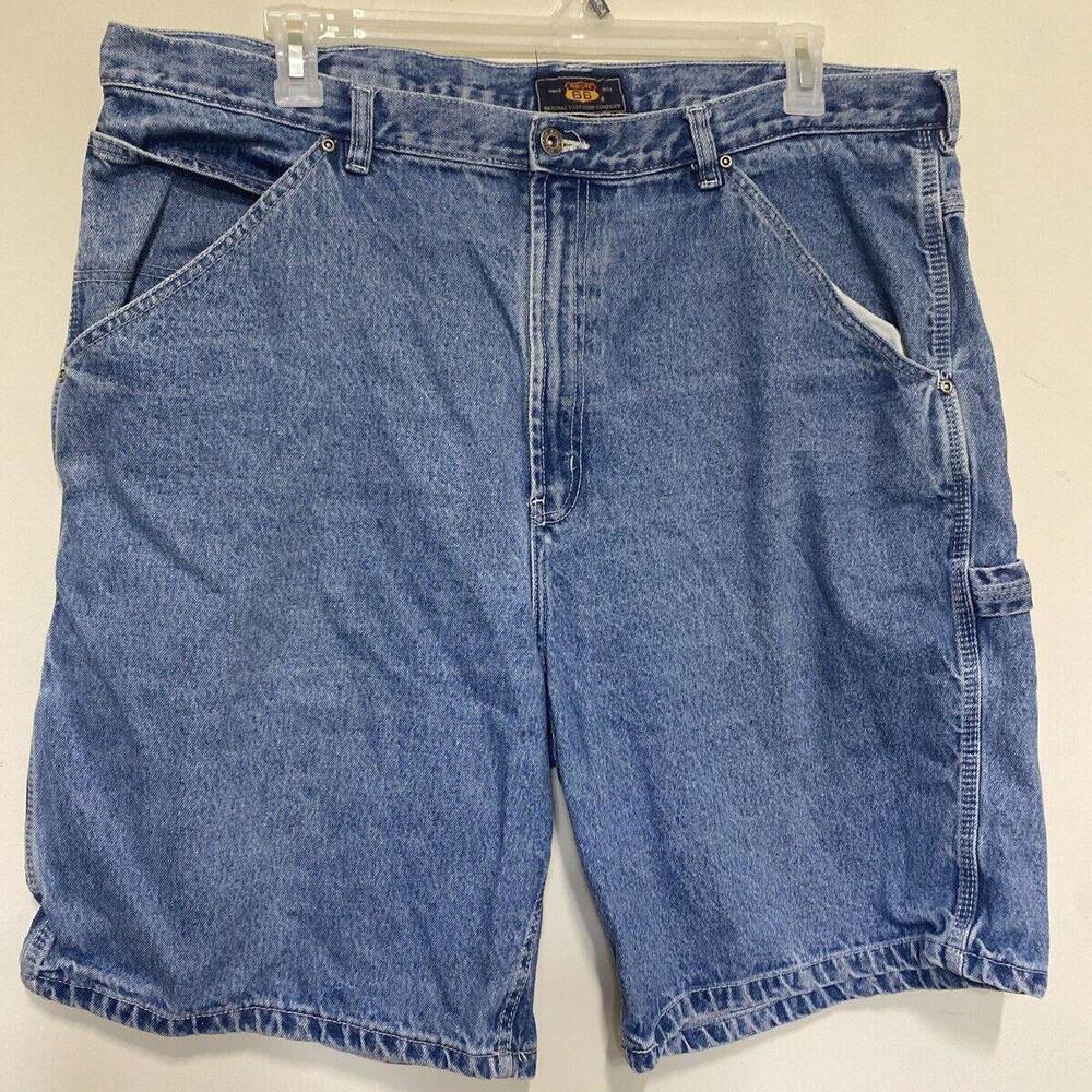 Route 66 Men’s Cargo Shorts Size 42 Blue Denim